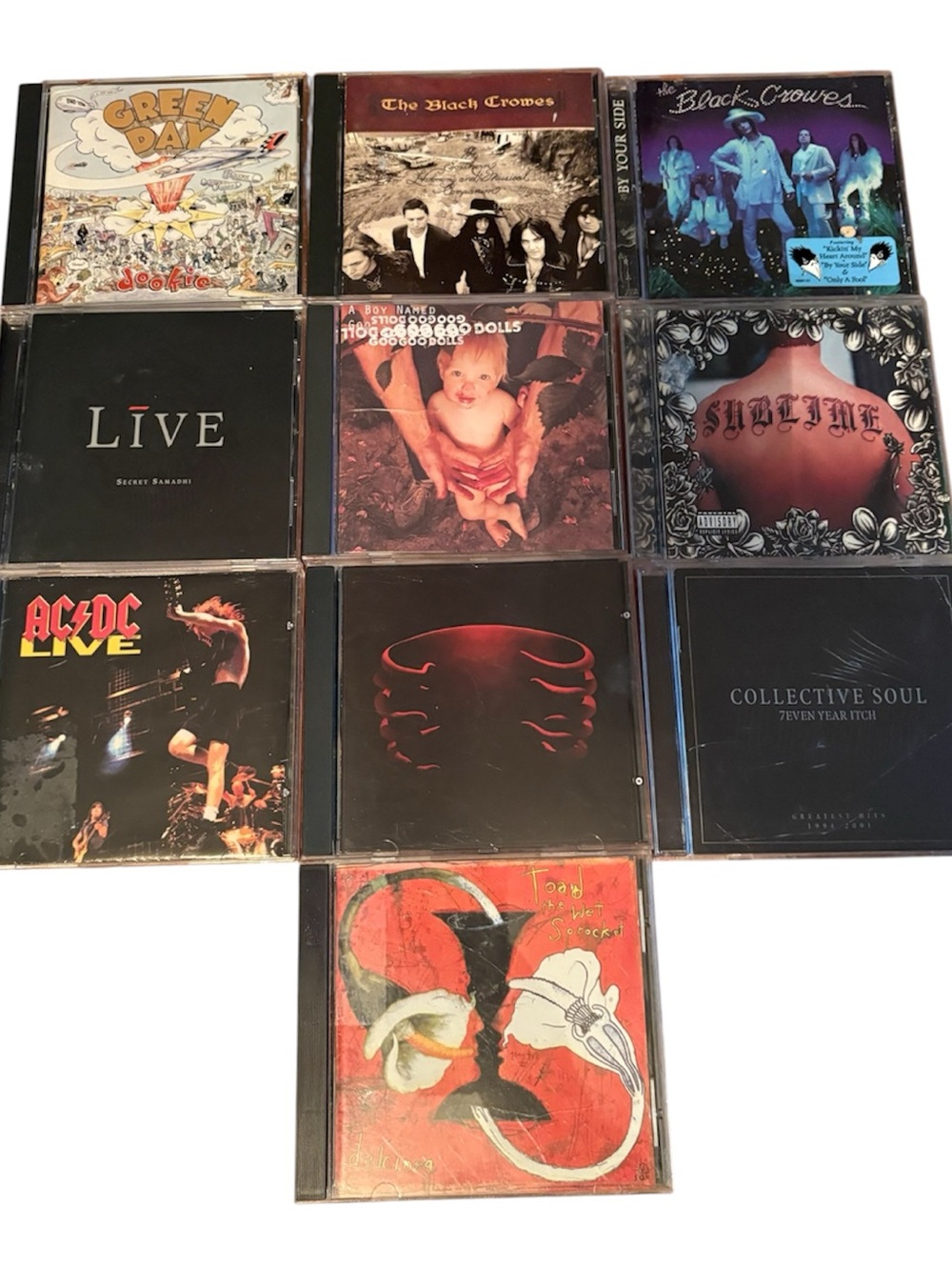 10 Mixed Rock CD Album Collection - Various Artists